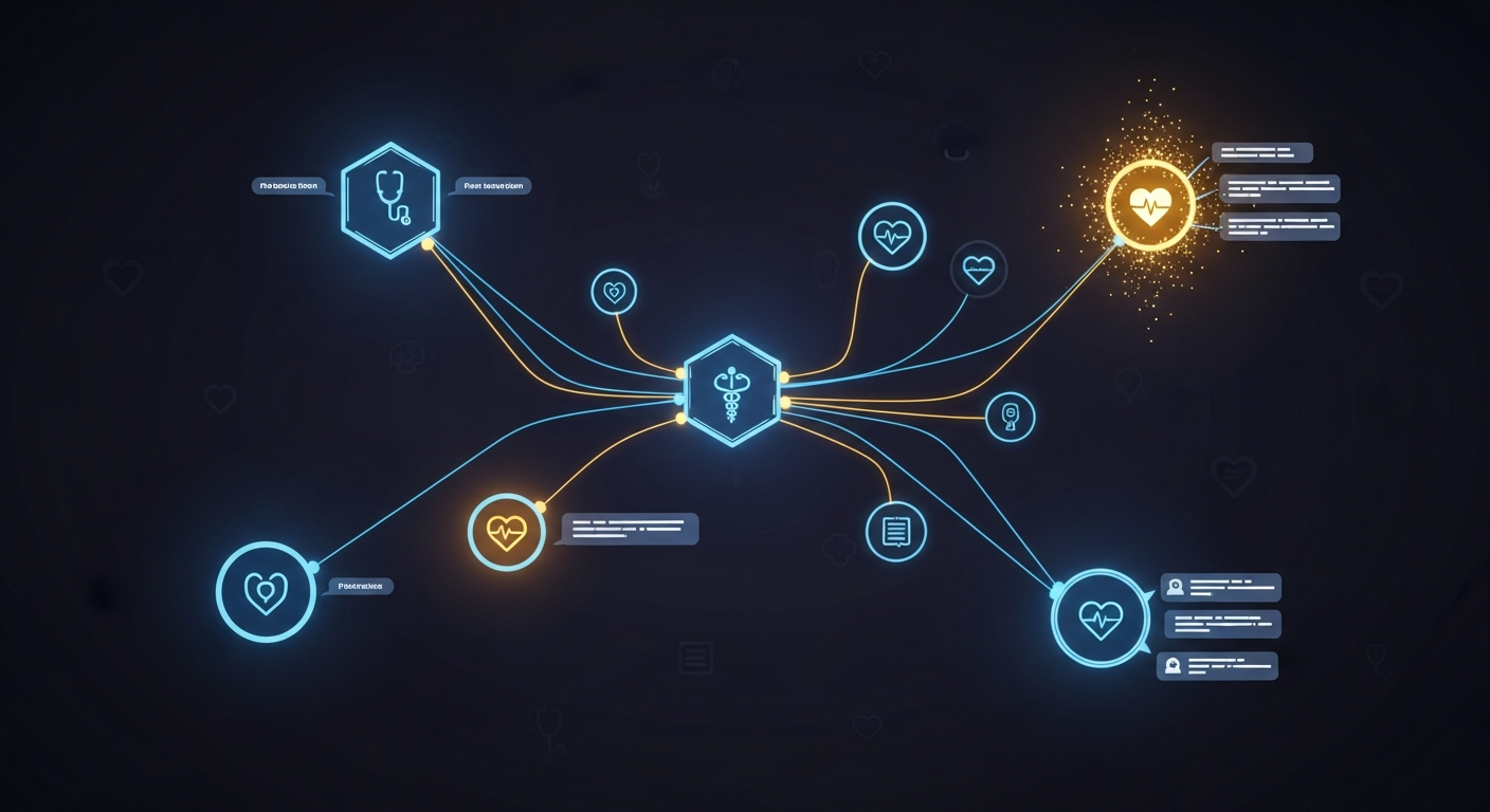 AI-powered patient interaction showing the future of life sciences digital engagement